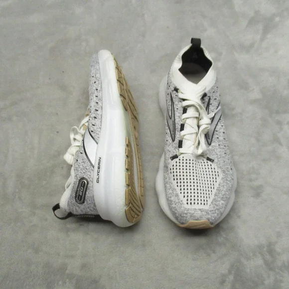 Brooks Women 8.5B Shoes Gray Glycerin 20 StealthFit Running Lightweight Sneakers - Picture 1 of 16